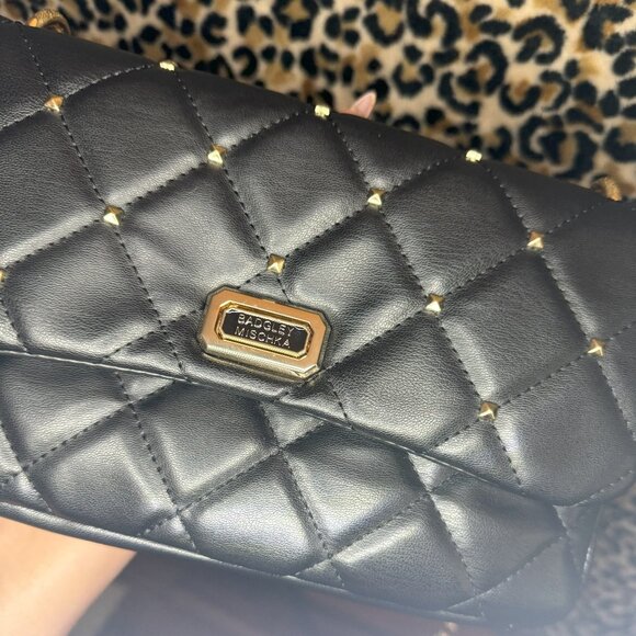 Badgley Mischka Diamond Quilted Studs Crossbody - NWT - Picture 10 of 11